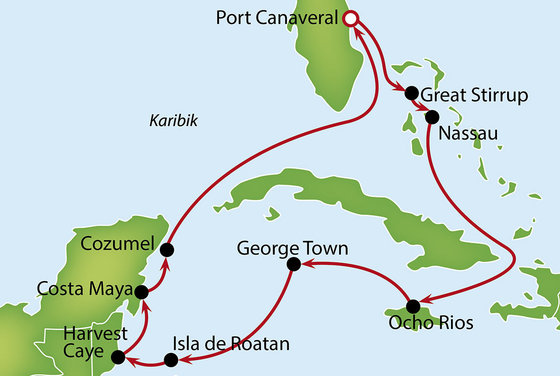 Stredná Amerika a Kajmanské Ostrovy na palube luxusnej výletnej lode Norwegian Breakaway