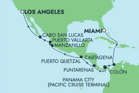 Panamským prieplavom až do Los Angeles na NCL Bliss