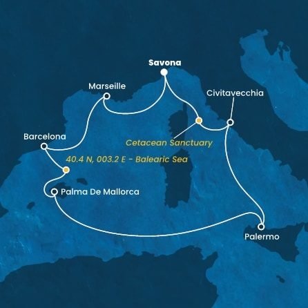  Cez Rím až na Malorku na Costa Toscana