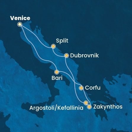 Cez Jadran do Grécka na Costa Deliziosa