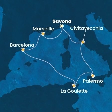 Jesenné prázdniny v Stredomorí na Costa Pacifica