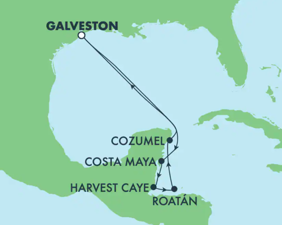 Mexickým zálivom k Roatánu na prekrásnej lodi Norwegian Prima