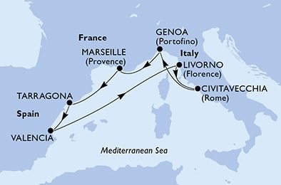 Za teplom do Stredomoria na MSC Splendida
