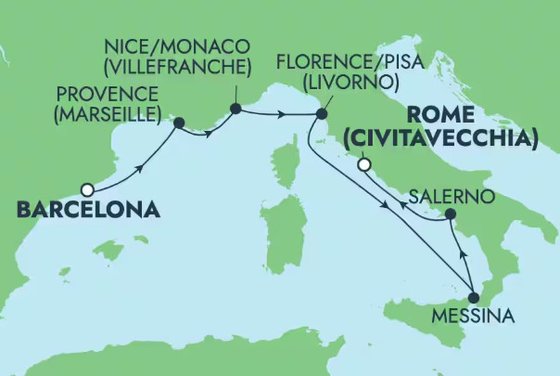 K Azúrovému a Amalfi pobrežiu na Norwegian Epic