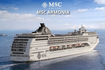 Brazília zo Santosu na lodi MSC Armonia