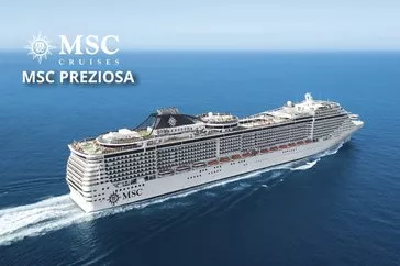 Nemecko, Veľká Británia, Francúzsko, Španielsko, Portugalsko, Brazília z Hamburgu na lodi MSC Preziosa