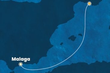 Španielsko, Francúzsko z Málagy na lodi Costa Pacifica