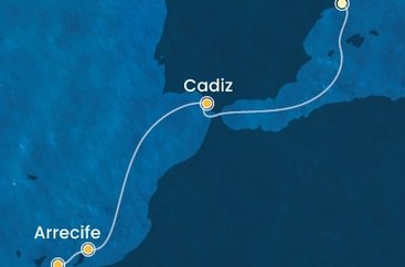 Španielsko z Barcelony na lodi Costa Pacifica