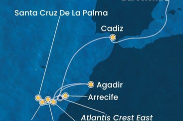 Španielsko, , Maroko z Barcelony na lodi Costa Fortuna
