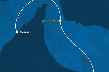 Spojené arabské emiráty, , Omán z Dubaja na lodi Costa Smeralda
