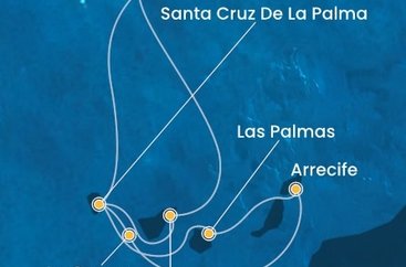 Portugalsko, Španielsko z Funchalu na lodi Costa Fortuna