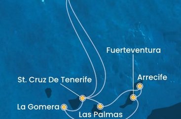 Portugalsko, Španielsko z Funchalu na lodi Costa Fortuna