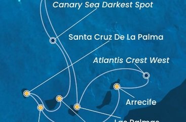 Portugalsko, , Španielsko z Funchalu na lodi Costa Fortuna