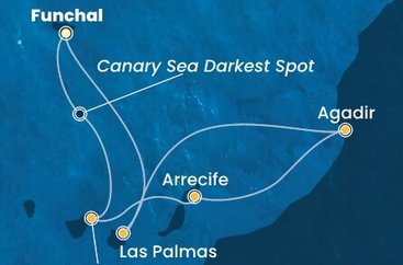 Portugalsko, Španielsko, Maroko z Funchalu na lodi Costa Fortuna
