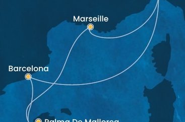 Taliansko, Španielsko, Francúzsko z Janova na lodi Costa Toscana