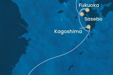 Tchaj-wan, Japonsko, Južná Kórea z Keelungu (Taipeje) na lodi Costa Serena