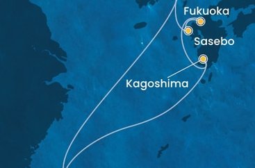 Tchaj-wan, Japonsko, Južná Kórea z Keelungu (Taipeje) na lodi Costa Serena