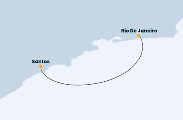 Brazília z Rio de Janeira na lodi Costa Diadema