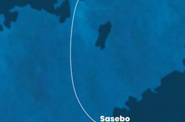 Japonsko, Južná Kórea zo Saseba na lodi Costa Serena