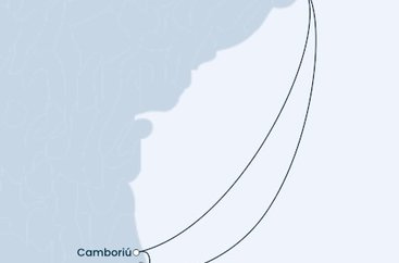 Brazília zo Santosu na lodi Costa Favolosa