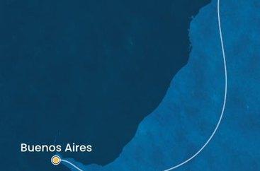 Brazília, Argentína zo Santosu na lodi Costa Favolosa