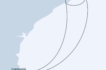 Brazília zo Santosu na lodi Costa Favolosa