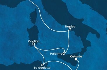 Taliansko, Tunisko, Malta zo Savony na lodi Costa Fascinosa