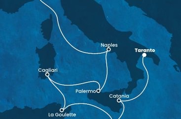Taliansko, Tunisko, Malta zo Savony na lodi Costa Fascinosa