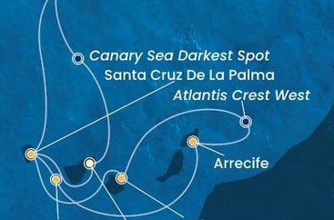 Španielsko, , Portugalsko z Tenerife na lodi Costa Fortuna