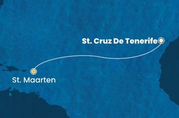 Španielsko, Svatý Martin z Tenerife na lodi Costa Fascinosa