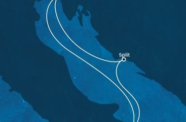 Taliansko, Chorvátsko z Trieste na lodi Costa Deliziosa