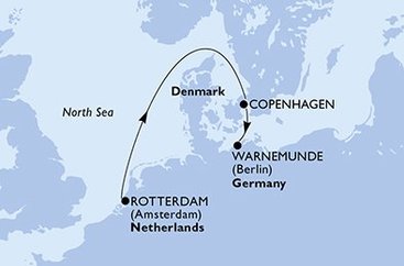 Holandsko, Dánsko, Nemecko z Rotterdamu na lodi MSC Poesia