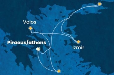 Grécko, Turecko z Pireusu na lodi Costa Pacifica