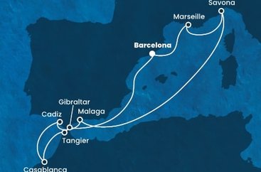 Turecko, Grécko, Malta, Taliansko, Španielsko, Francúzsko z Istanbulu na lodi Costa Fortuna