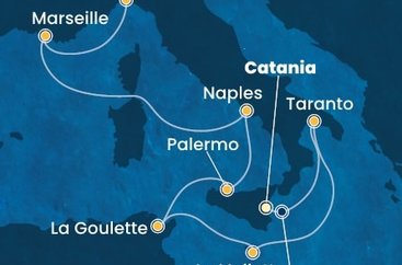 Taliansko, Kefalonie, Grécko, Malta na lodi Costa Fascinosa
