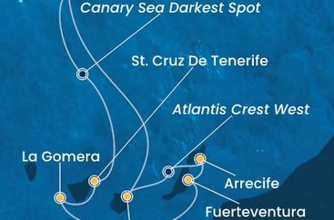 Portugalsko, Španielsko, La Gomera z Funchalu na lodi Costa Pacifica