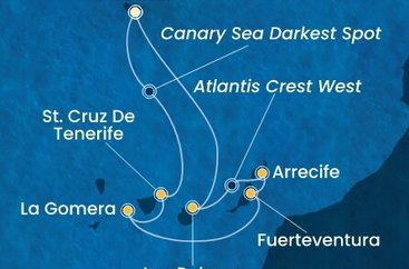 Portugalsko, Španielsko, La Gomera z Funchalu na lodi Costa Fortuna