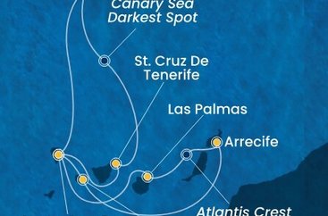 Portugalsko, Španielsko, La Gomera z Funchalu na lodi Costa Fortuna