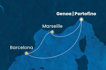 Taliansko, Francúzsko, Španielsko z Janova na lodi Costa Fascinosa