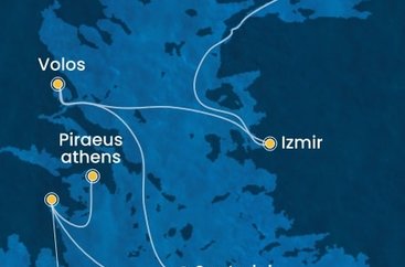 Turecko, Grécko z Istanbulu na lodi Costa Pacifica