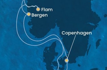 Nemecko, Dánsko, Nórsko z Kielu na lodi Costa Diadema