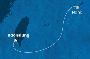 Tchaj-wan, Japonsko z Kaohsiungu na lodi Costa Serena