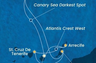 Španielsko, Portugalsko z Las Palmas na lodi Costa Smeralda