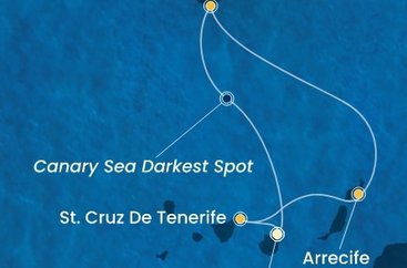 Španielsko, Portugalsko z Las Palmas na lodi Costa Smeralda