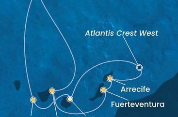 Španielsko, La Gomera, Portugalsko z Las Palmas na lodi Costa Pacifica