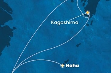 Japonsko, Tchaj-wan z Nahy na lodi Costa Serena