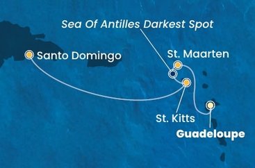 Guadeloupe, Svatý Martin, Svätý Krištof a Nevis, Dominikánska republika z Pointe-à-Pitre na lodi Costa Fascinosa