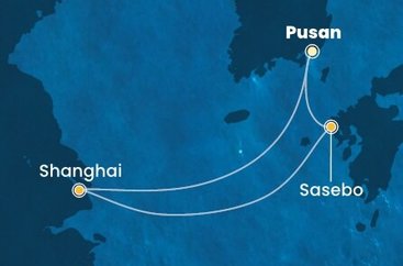 Južná Kórea, Čína, Japonsko na lodi Costa Serena