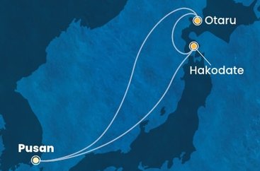 Južná Kórea, Japonsko na lodi Costa Serena