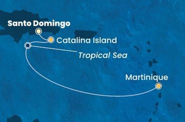 Dominikánska republika, Martinik zo Santa Dominga na lodi Costa Fascinosa Dominikánska republika, Martinik zo Santa Dominga na lodi Costa Fascinosa